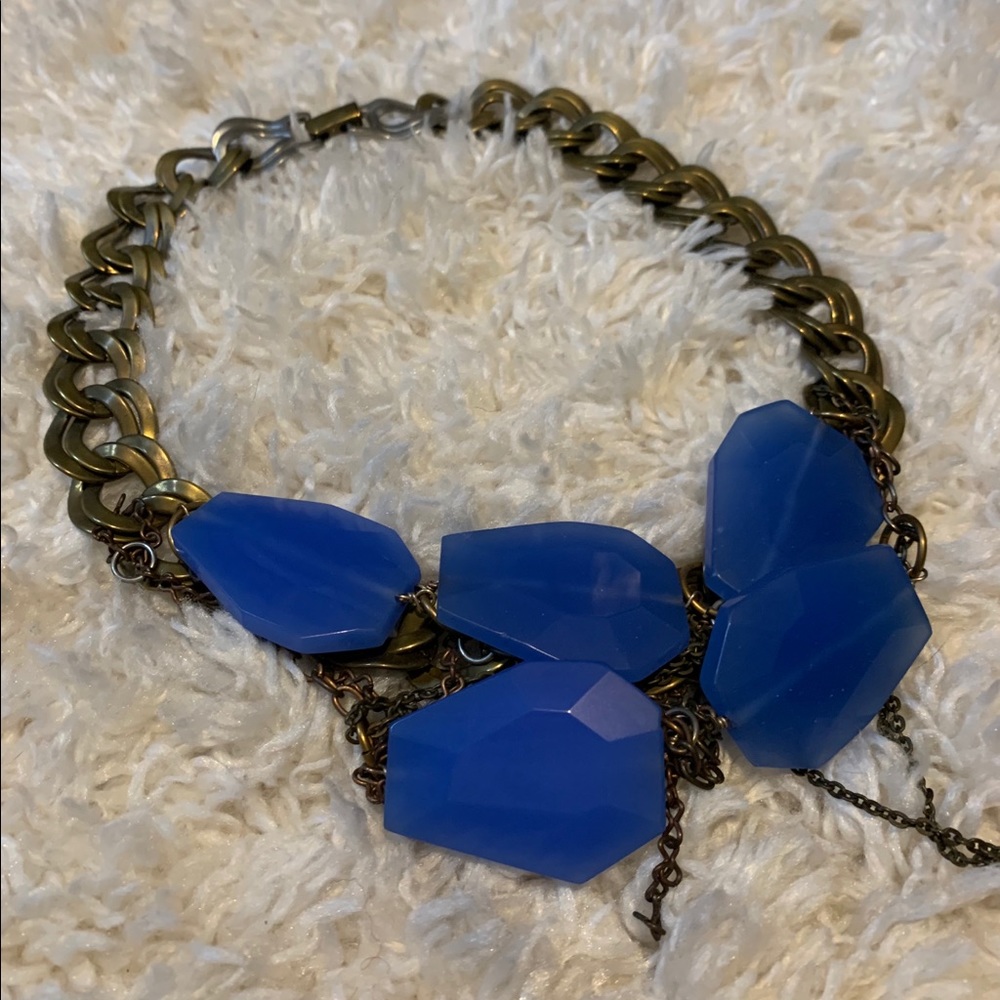 Vintage inspired bib necklace